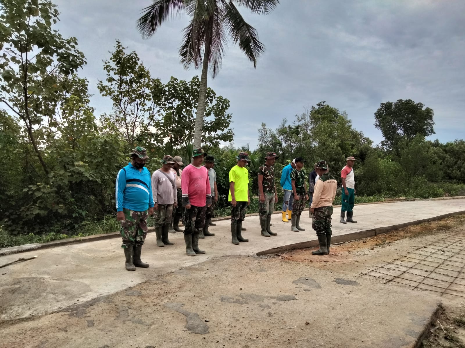 Capaian Pembangunan TMMD ke 114 di Pulau Parit