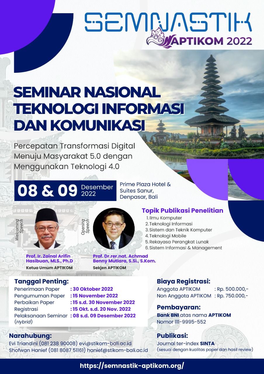 Seminar Nasional Teknologi Informasi APTIKOM